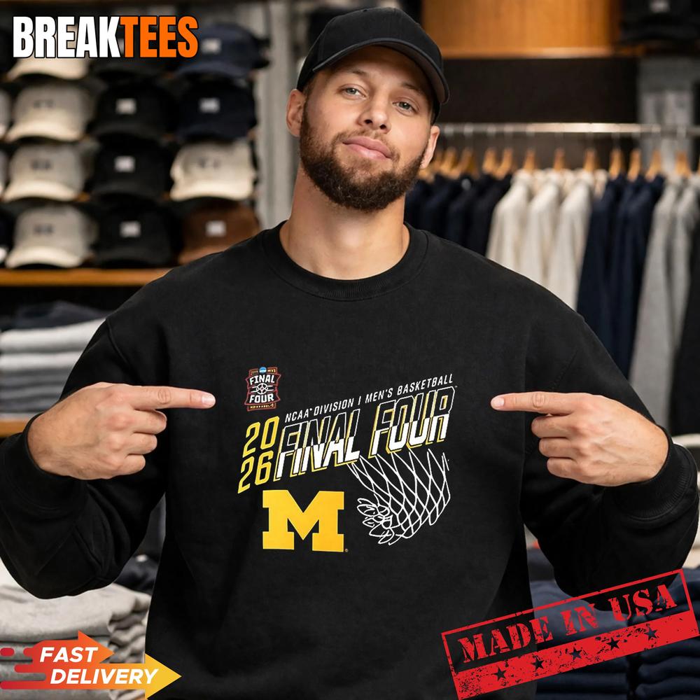 Michigan Wolverines basketball MBB Final Four 2026 T-Shirt Michigan Wolverines basketball MBB Final Four 2026 T-Shirt