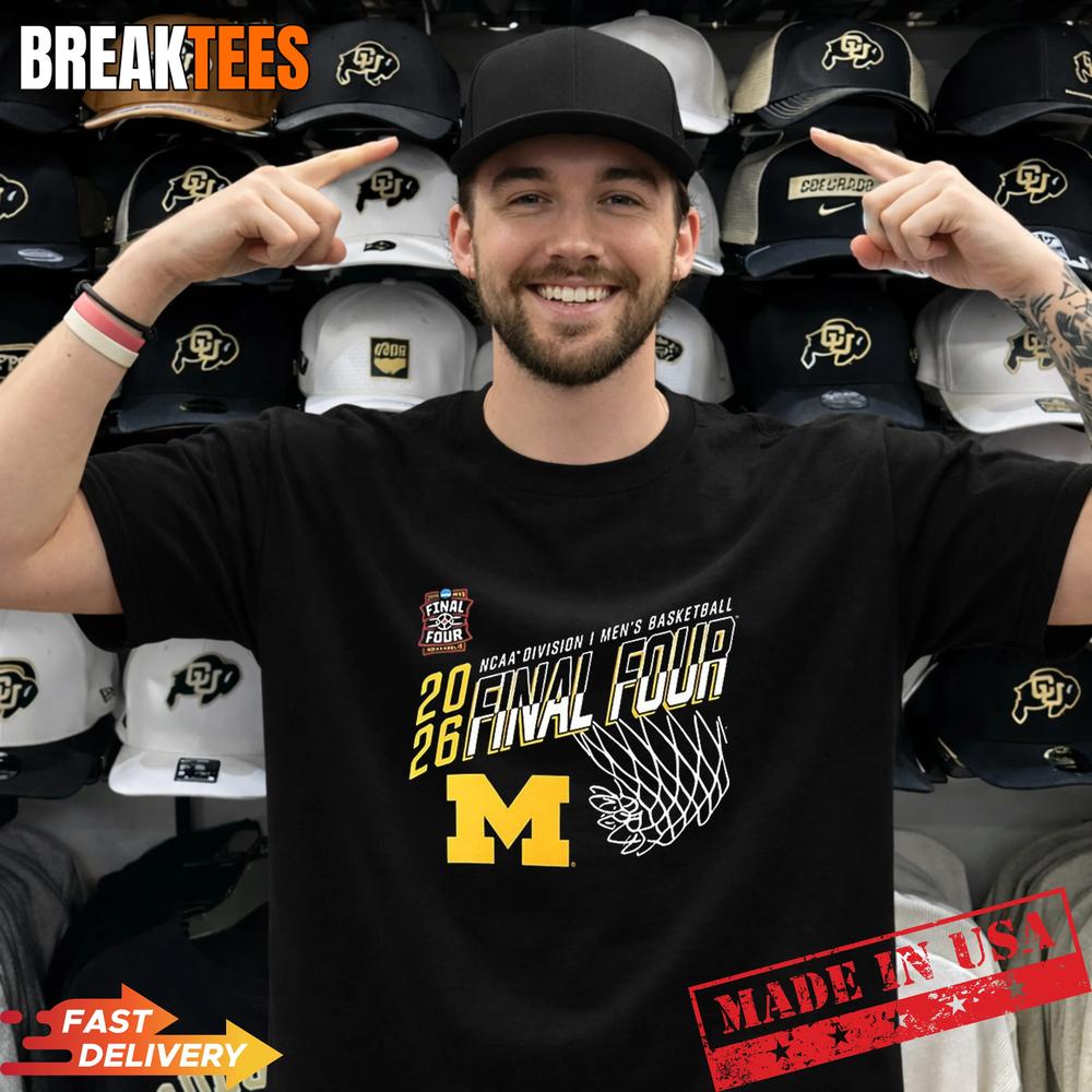 Michigan Wolverines basketball MBB Final Four 2026 T-Shirt Michigan Wolverines basketball MBB Final Four 2026 T-Shirt