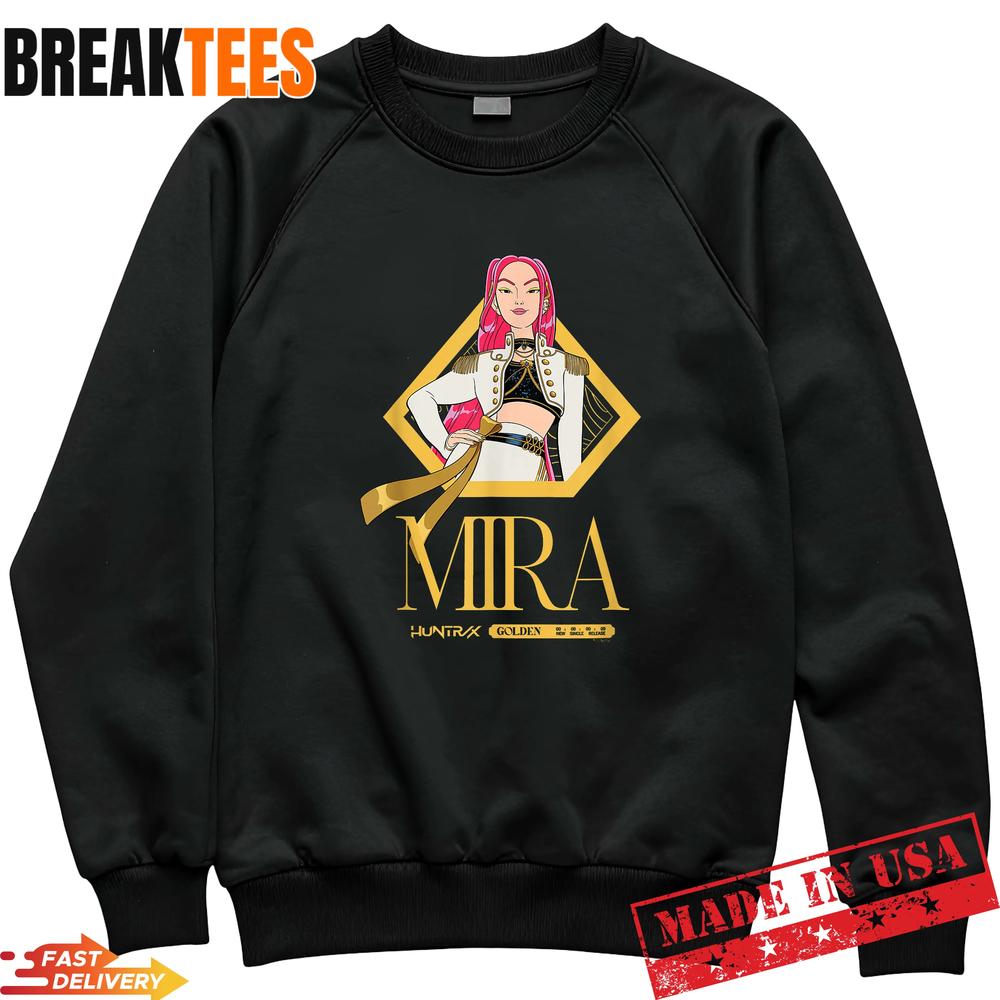 Mira Golden Huntrix T-Shirt – Oscar 2026 Winner Best Original Song Merch Mira Golden Huntrix T-Shirt – Oscar 2026 Winner Best Original Song Merch