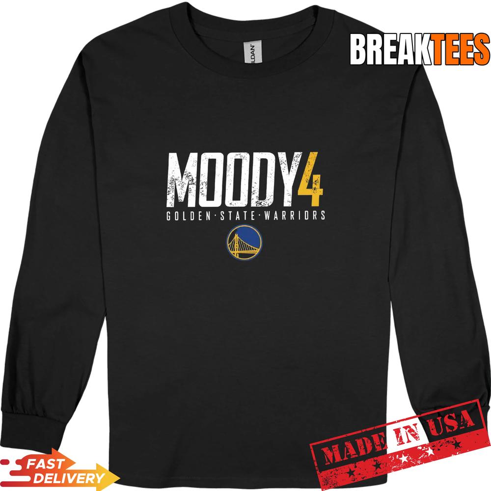 Moses Moody 4 Golden State Warriors Basketball Player T-Shirt Moses Moody 4 Golden State Warriors Basketball Player T-Shirt