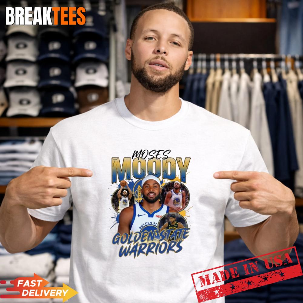 Moses Moody Golden State Basketball T-Shirt Moses Moody Golden State Basketball T-Shirt