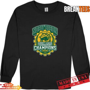 NDSU Bison 2026 Summit League Champions Basketball Fan T-Shirt 2 NDSU Bison 2026 Summit League Champions Basketball Fan Long Sleve.jpg