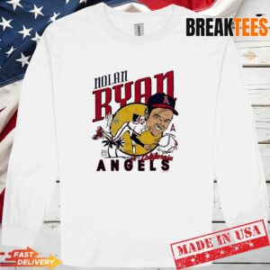 Nolan Ryan Los Angeles Angels Baseball Caricature Long Sleve.jpg