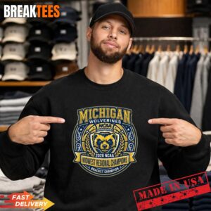 Official Michigan Wolverines 2026 NCAA Midwest Regional Champions T-Shirt 1 Official Michigan Wolverines 2026 NCAA Midwest Regional Champions Sweatshirt