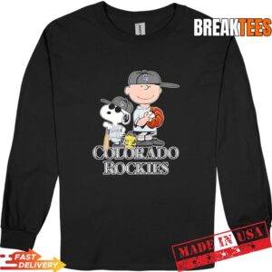 Peanuts characters x Colorado Rockies Baseball MLB 2026 cartoon Long Sleve.jpg