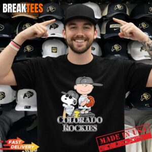 Peanuts characters x Colorado Rockies Baseball MLB 2026 cartoon Shirt