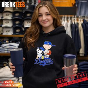 Peanuts characters x Los Angeles Dodgers MLB 2026 cartoon Hoodie.jpg