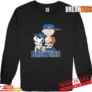Peanuts characters x Milwaukee Brewers MLB 2026 cartoon Long Sleve.jpg