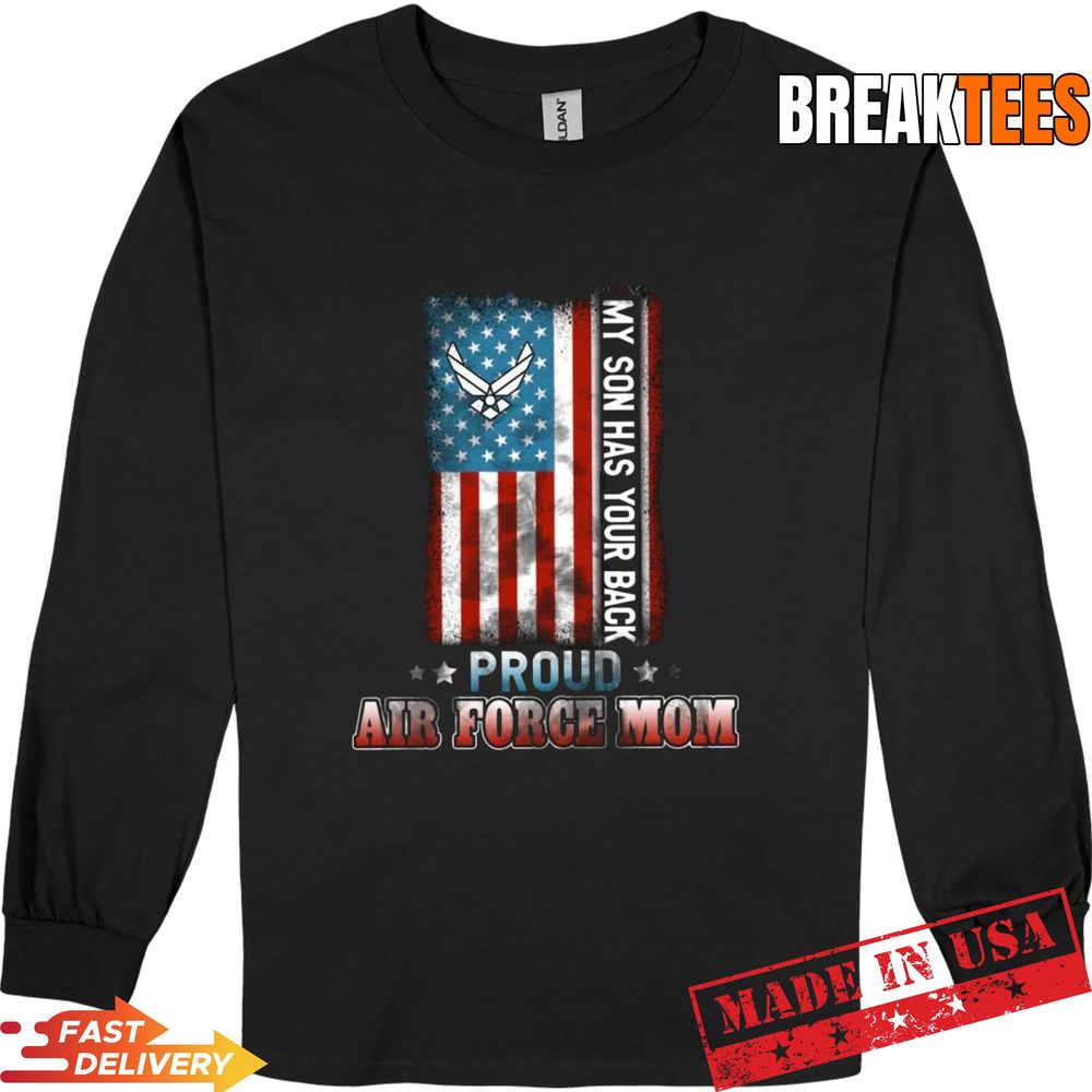 Proud US Air Force Mom USAF Military Family T-Shirt Proud US Air Force Mom USAF Military Family T-Shirt