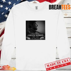 Rest In Peace Chuck Norris T Shirt 1940 2026 Memorial Legend Long Sleve.jpg