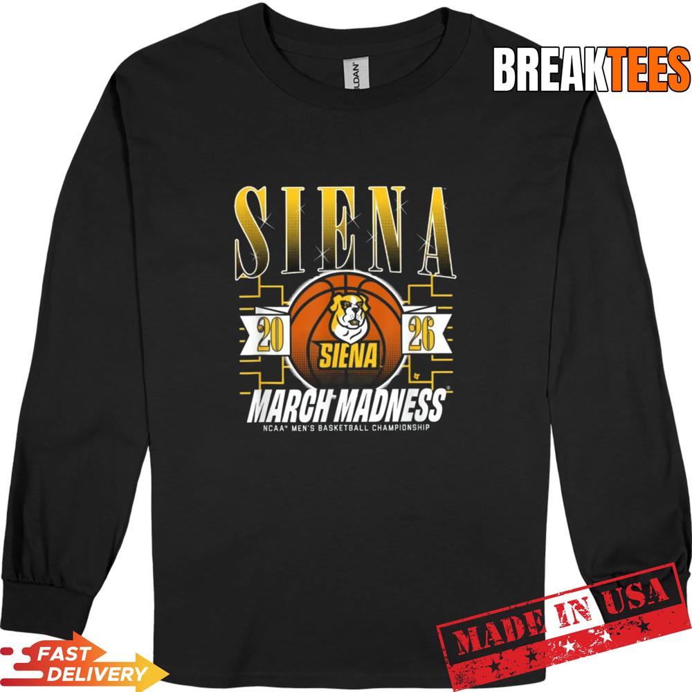 Siena Saints 2026 March Madness Men’s Basketball Championship T-Shirt Siena Saints 2026 March Madness Men’s Basketball Championship T-Shirt