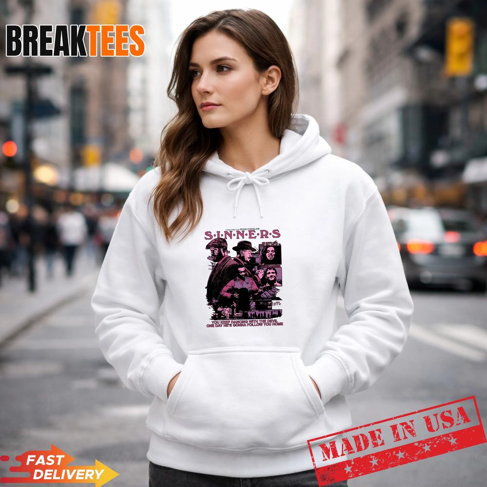 Sinners Movie Graphic T-Shirt – Michael B. Jordan Ryan Coogler Film Fan Tee Sinners Movie Graphic T-Shirt – Michael B. Jordan Ryan Coogler Film Fan Tee