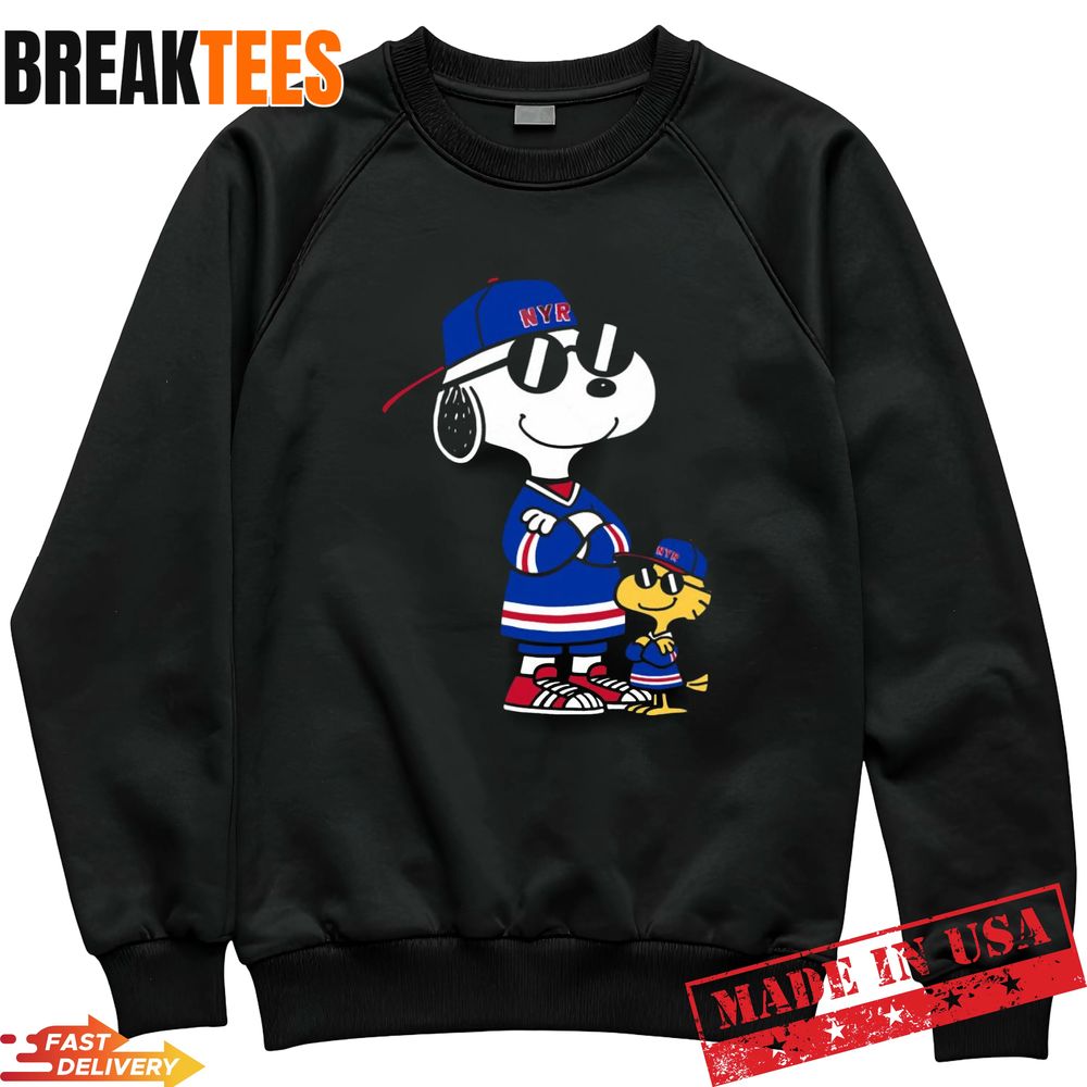 Snoopy NYR Rangers T-Shirt Snoopy NYR Rangers T-Shirt