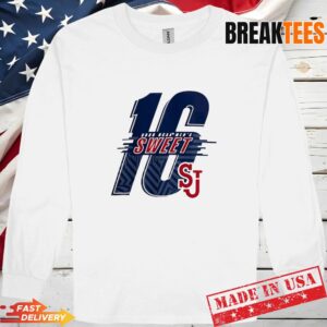 St John's Red Storm 2026 NCAA Men's Basketball Sweet 16 Shirt 2 St John's Red Storm 2026 NCAA Men's Basketball Sweet 16 Long Sleve.jpg