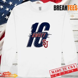 St John's Red Storm Men's Basketball 2026 Sweet 16 logo Long Sleve.jpg