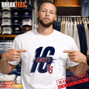 St John’s Red Storm Men’s Basketball 2026 Sweet 16 logo T-Shirt