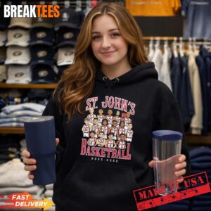 St. John's Men's NCAA Basketball 2025-2026 Caricature T-Shirt 3 St. John's Men's NCAA Basketball 2025 2026 Caricature Hoodie.jpg