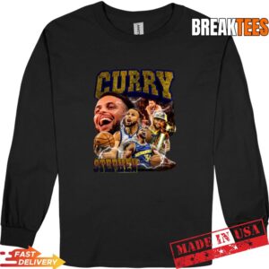 Stephen Curry Retro Vintage Basketball Long Sleve.jpg