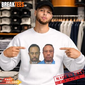 Tiger Woods Mugshot 2017 2026 T-Shirt 1 Tiger Woods Mugshot 2017 2026 Sweatshirt.jpg
