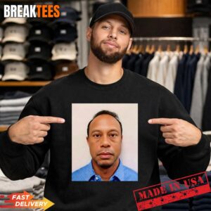 Tiger Woods Mugshot T-Shirt 1 Tiger Woods Mugshot Sweatshirt.jpg