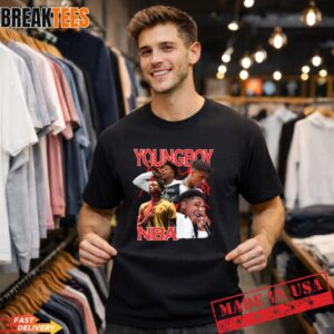 Exclusive NBA YoungBoy Vintage Photo Collage T-Shirt – 90s Bootleg Rap Tee