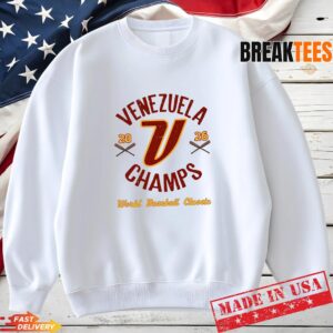 Venezuela 2026 World Baseball Classic Champions Legendary Victory Fan Sweatshirt