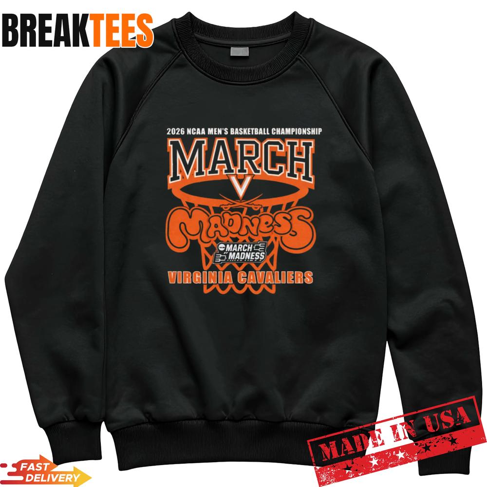 Virginia Cavaliers NCAA Men’s Basketball Championship March Madness 2026 T-Shirt Virginia Cavaliers NCAA Men’s Basketball Championship March Madness 2026 T-Shirt