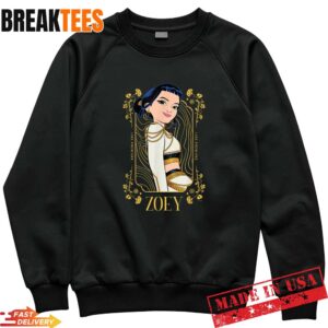 Zoey KPop Demon Hunters Golden Graphic Unisex Sweatshirt.jpg