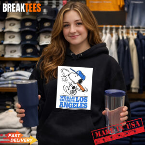 Snoopy X Los Angeles Dodgers MLB World Series Champions t-shirt 2