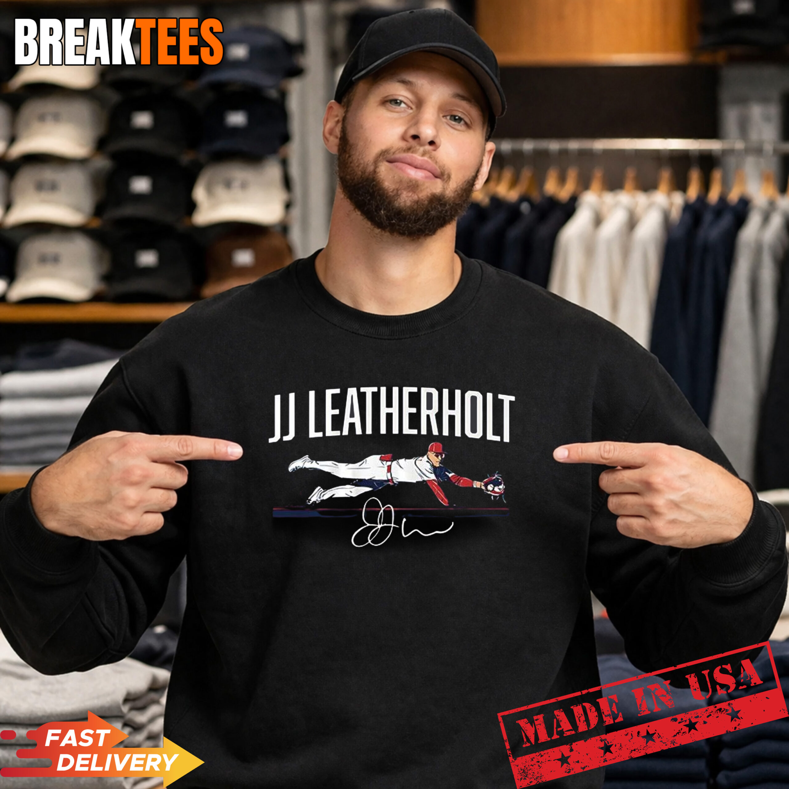 JJ Wetherholt St. Louis Cardinals MLB Leatherholt signature t-shirt JJ Wetherholt St. Louis Cardinals MLB Leatherholt signature t-shirt