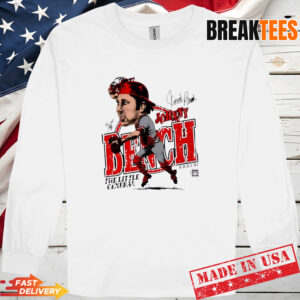 Johnny Bench Cincinnati Reds MLB Bruce Stark collection signature t-shirt 3