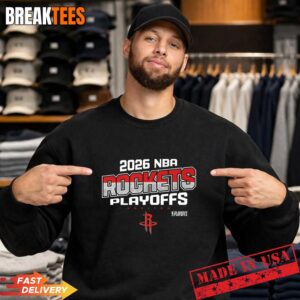 2026 NBA Playoffs Houston Rockets Basketball T-Shirt 3