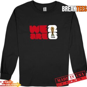 2026 World Cup We Are 26 Emblem Dark T Shirt Unisex Wear the Glory Long Sleve