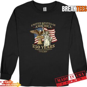 250 Year 1776-2006 250 Birthday Liberty Bell Eagle US Flag Shirt 2
