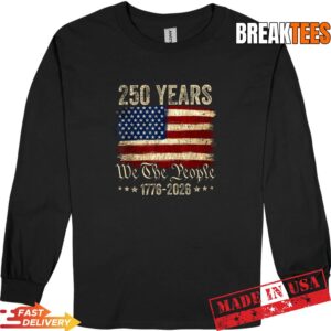American Flag 250th Anniversary 1776 2026 T-Shirt 2