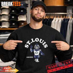 Archie B St Louis Battlehawks Football 2026 Mascot T-Shirt 3 Archie B St Louis Battlehawks Football 2026 Mascot T-Shirt 3