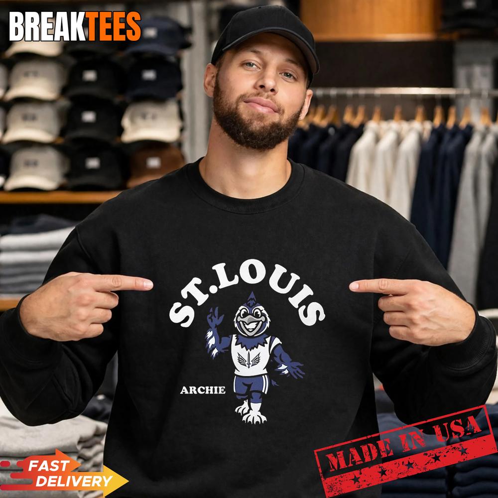 Archie B St Louis Battlehawks Football 2026 Mascot T-Shirt Archie B St Louis Battlehawks Football 2026 Mascot T-Shirt