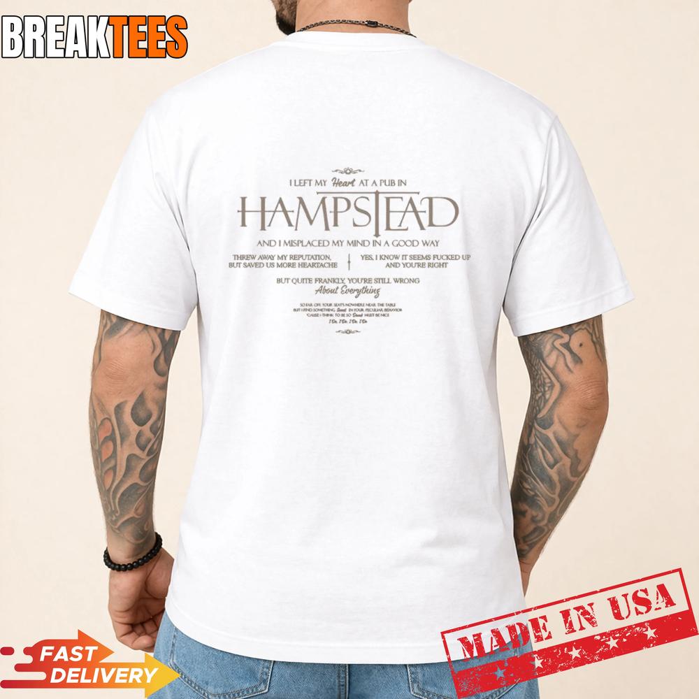 Ariana Grande Merch Hampstead Photo T-Shirt Ariana Grande Merch Hampstead Photo T-Shirt
