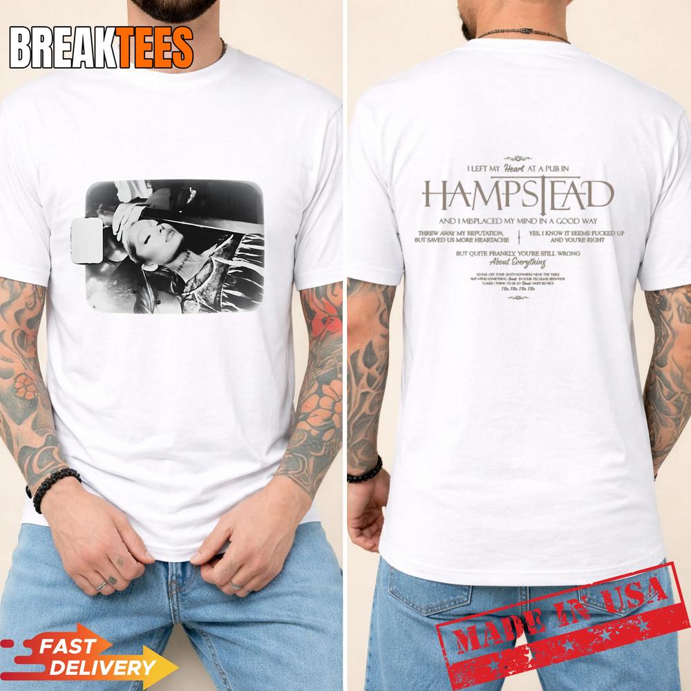 Ariana Grande Merch Hampstead Photo T-Shirt Ariana Grande Merch Hampstead Photo T-Shirt