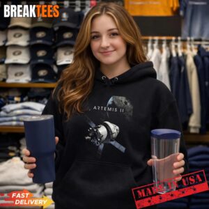 Artemis 2 2026 Rocket Launch Mission to The Moon T-Shirt 1