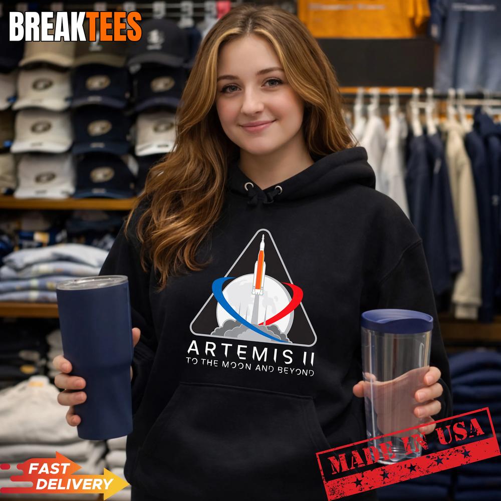 Artemis 2 Patch Mission Badge SLS Rocket Launch System T-Shirt Artemis 2 Patch Mission Badge SLS Rocket Launch System T-Shirt