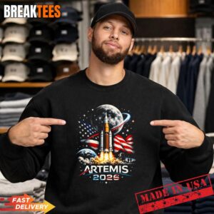 Artemis 2026 American Rocket Launch to The Moon Landing T-Shirt 3