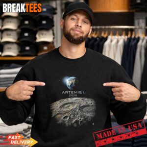 Artemis 2026 American Rocket Launch to The Moon T-Shirt 3