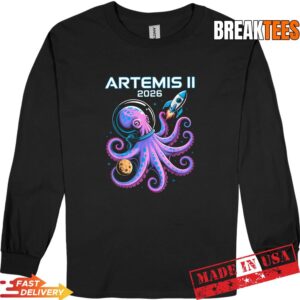 Artemis II 2026 Funny Octopus Launch Back to The Moon Long Sleve.jpg