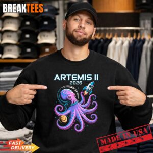 Artemis II 2026 Funny Octopus Launch Back to The Moon Sweatshirt.jpg