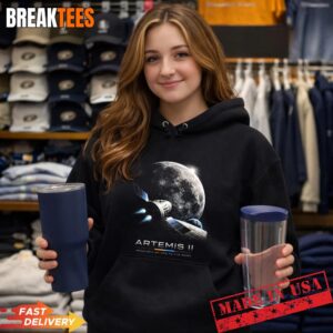 Artemis II 2026 Rocket Launch Mission to The Moon T-Shirt 1