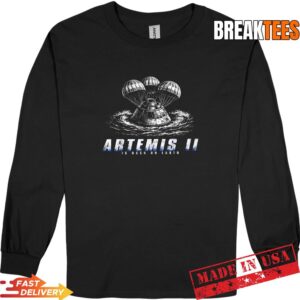 Artemis II Back on Earth Moon 2026 Mission Return Long Sleve.jpg