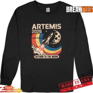 Artemis II Launch Back to The Moon 2026 T-Shirt 2