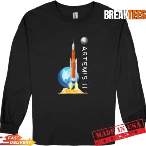 Artemis II Moon Earth Space Launch Lunar Mission 2026 Shirt 2