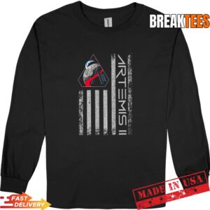 Artemis II Patch Us Flag Return to The Moon Patriotic T-Shirt 2 Artemis II Patch Us Flag Return to The Moon Patriotic T-Shirt 2
